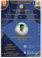 wo days workshop on  Building Websites and Dynamic Web Applications